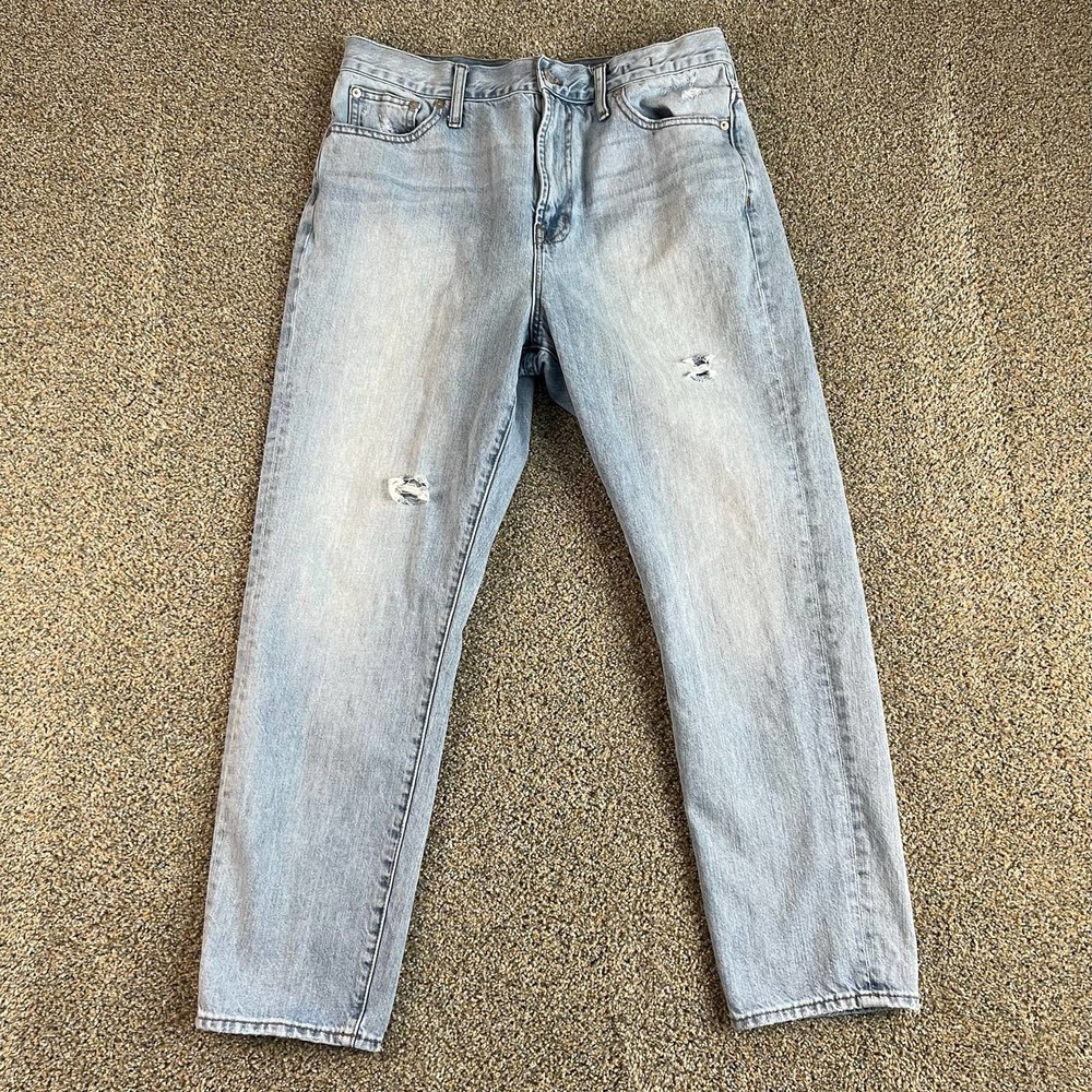 Madewell The Perfect Vintage Jeans High Rise Tapered Leg Light Wash Women's 31